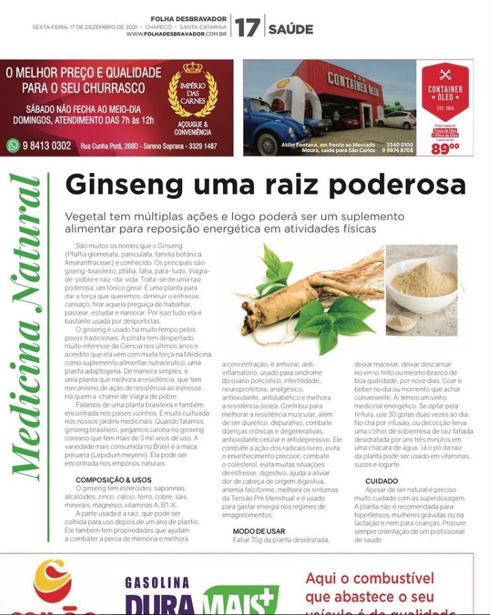 Você está visualizando atualmente Ginseng